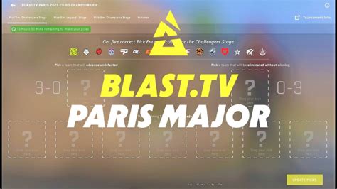 Ostatni Major I Pickem W Cs Go Blast Paris 2023 Challengers Stage