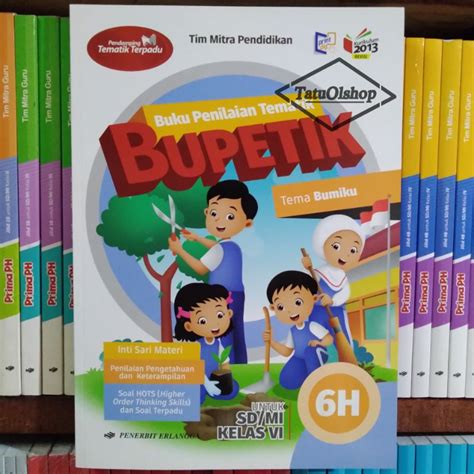 Jual Buku Bupetik Sd Kelas Jilid A B C D E F G H I Kurikulum