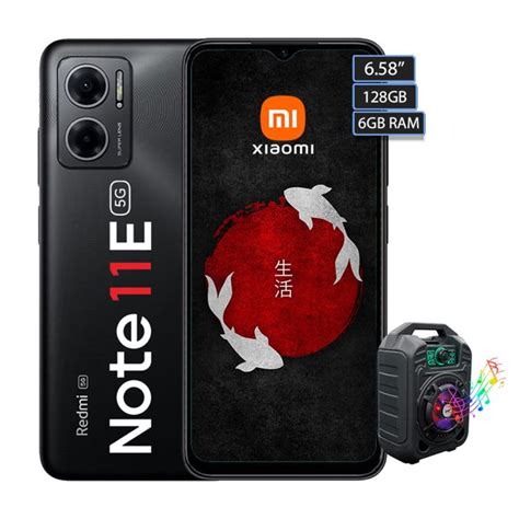 Smartphone Xiaomi Redmi Note 11e 5g 128gb 6gb Más Bocina Negro Bodega Aurrera En Línea