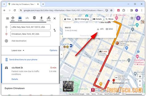 How To Create GPX File From Google Maps Directions