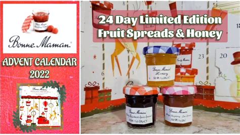 Bonne Maman Advent Calendar Day Fruit Spreads Honey Youtube