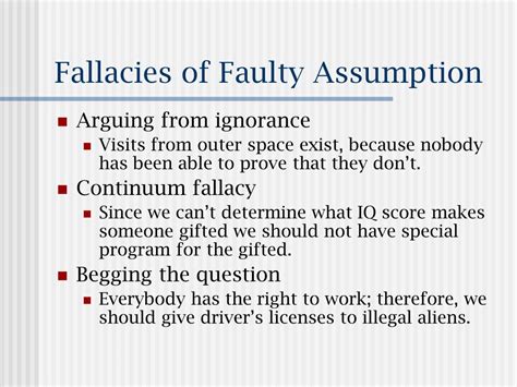 Ppt Fallacious Arguments Powerpoint Presentation Free Download Id