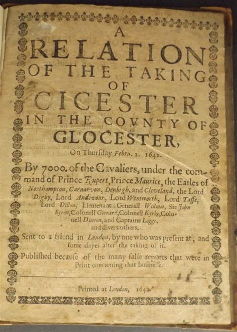 Cirencester History Festival: Cirencester in the Civil War - Corinium