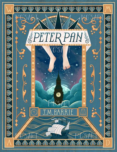 Peter Pan On Behance Book Cover Art Book Cover Illustration Book