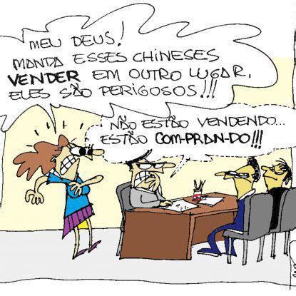 Observe a charge abaixo e faça uma abolisse crítica dela sobre a China