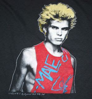 Vintage REBEL YELL Bourbon Whiskey billy idol T Shirt L