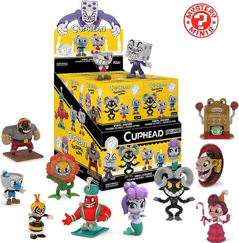 Funko Cuphead Mystery Minis Cuphead Mystery Box 12 Packs Toywiz