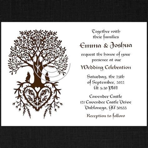 Viking Wedding Invitations - Etsy