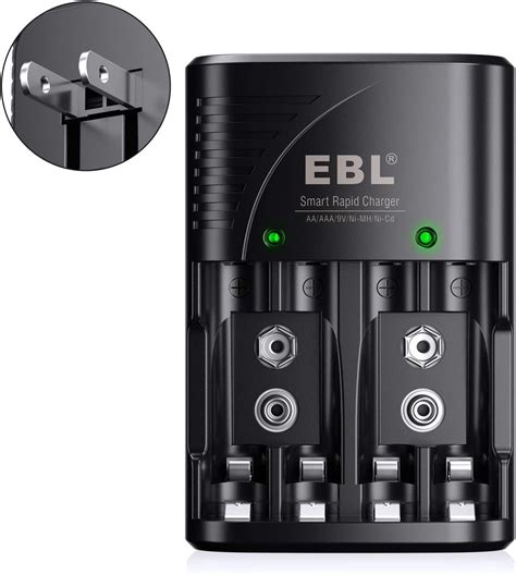 Buy Ebl Smart Rapid Aa Aaa Charger For Aa Aaa V Rechargeable Batteries