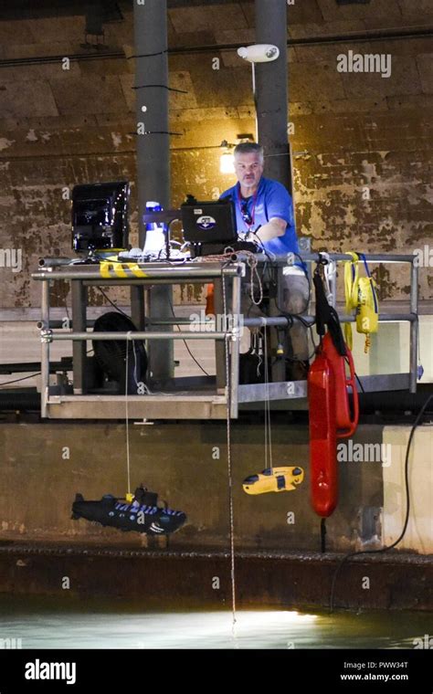 Third Day Of The International Human Powered Submarine Races In The David Taylor Model Basin At