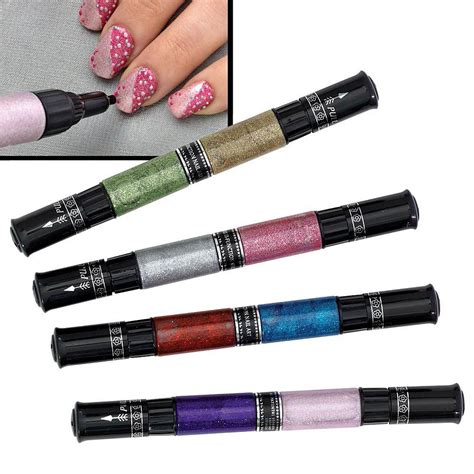 Glitter Nail Art Pen Set Spilsbury