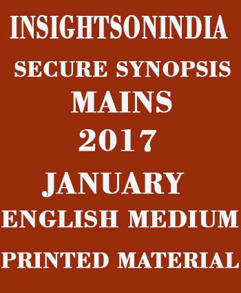 Insightsonindia Secure Synopsis January Mains English