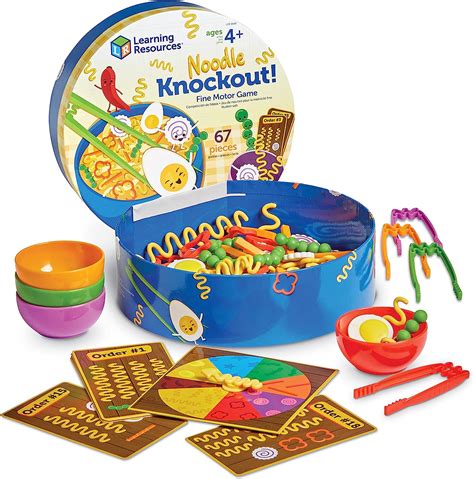 Amazon Learning Resources Noodle Knockout Juego De Motricidad