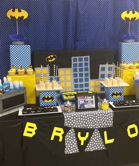 Super Heroes Batman Birthday Party Ideas Photo 11 Of 33 Batman