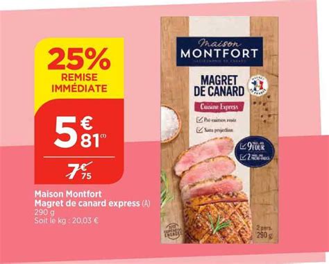 Promo Magret De Canard Express Maison Montfort Chez Bi1 ICatalogue Fr