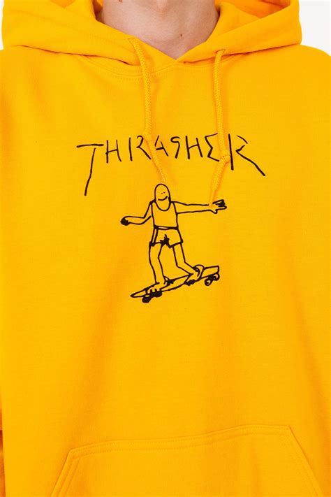 Bluza Z Kapturem Thrasher Gonz Gold