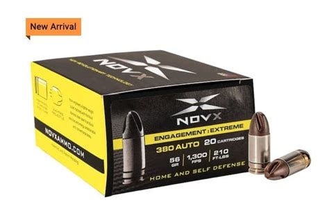 NovX .380 Auto Poly/Copper Ammo Available at Midway USA