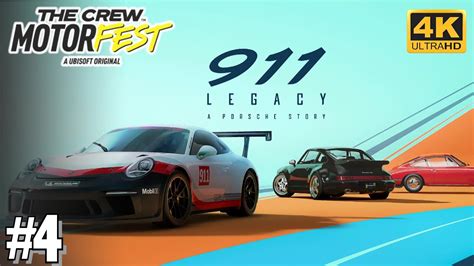 THE CREW MOTORFEST FR A PORSCHE STORY 911 LEGACY PLAYLIST 4 4K