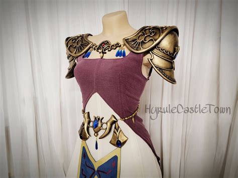 Princess Zelda Cosplay Twilight Princess Zelda Armor Pauldrons Belt ...