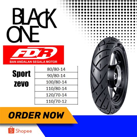 Jual Fdr Sport Zevo Tl Tubeless Shopee Indonesia