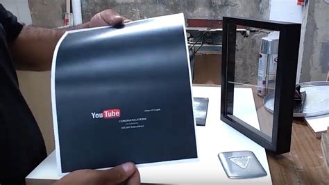 Como Fazer Sua PrÓpria Placa Do Youtube De 100 Mil Inscritos Youtube