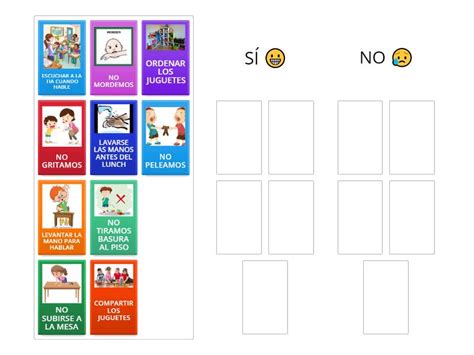 Reglas De Convivencia Group Sort