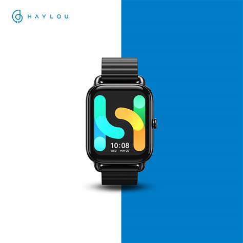 Haylou Rs Plus Smartwatch With Amoled Display Black Gold Silver