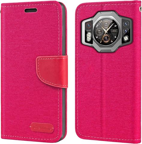 Amazon Shantime For Oukitel WP21 Case Oxford Leather Wallet Case