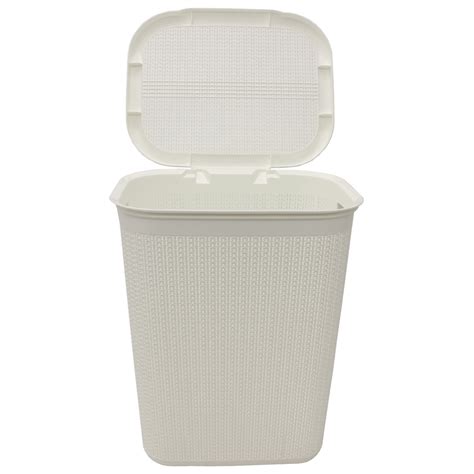 Jvl Loop White Laundry Basket L Wilko