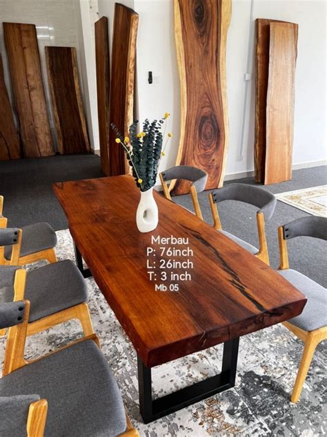 Meja Makan Slab Murah Furniture Home Living Furniture Tables