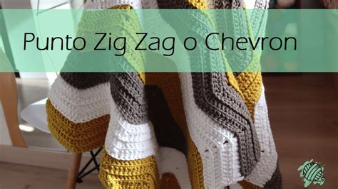 Tutorial Punto Zig Zag o Chevron a Crochet fácil y rápido ideal para