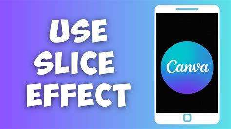 How To Slice Photo In Canva Canva Slice Effect Youtube