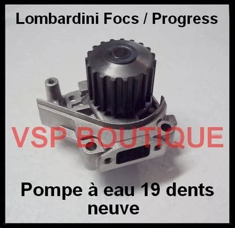 Pompe A Eau Lombardini Focs Progress Eur Picclick Fr