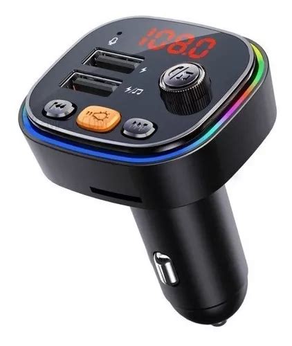 Receptor Bluetooth Auto Transmisor Fm Carga Rapida C20 Cuotas sin interés