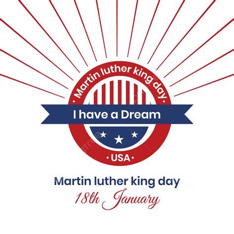 Insignia Decorativa Del Día De Martin Luther King O Diseño De Etiqueta Png Diseño De La