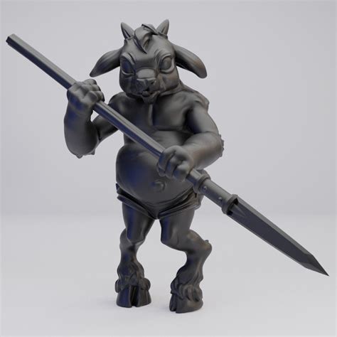 Hot Goblin ヤギ人間の子A ミニチュア ホットゴブリン TRPG 獣人