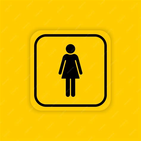 Premium Vector | Toilet sign men and women restroom