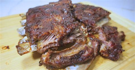 cook spare ribs pork ribs barbeque
