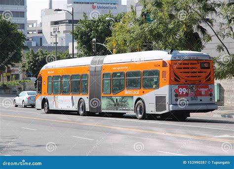 Los Angeles city bus editorial photography. Image of sightseeing ...