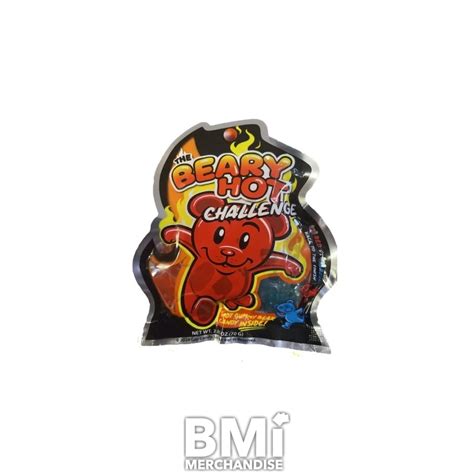 BEARY HOT GUMMY BEAR CHALLENGE CANDY