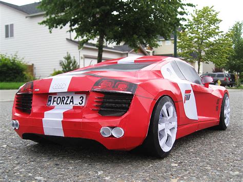 Audi R8 Forza Motorsport Papercraft Supercar Visualspicer