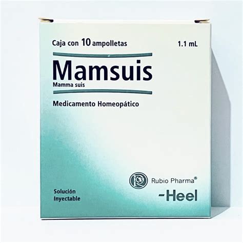 Mamsuis Ampolletas Heel Farmacia Homeop Tica Medcom En Quer Taro