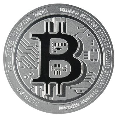 Srebrna Moneta Bitcoin Uncja Oficjalne Archiwum