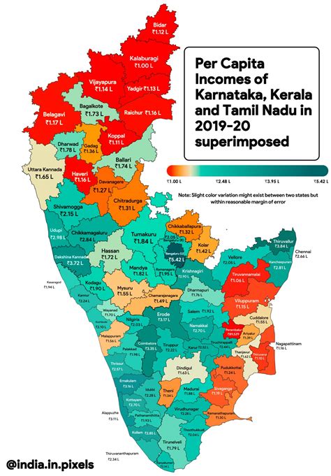 Karnataka And Kerala Map With Districts Bobbie Stefanie