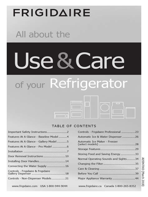 Frigidaire Refridge Owners Manual | PDF | Chlorofluorocarbon | Refrigerator