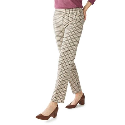 Womens Croft And Barrow® Effortless Stretch Pull On Straight Leg Pants Pull On Pants Pants