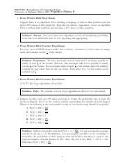 Practice 09 Solutions Pdf EECS 376 Foundations Of Computer Science