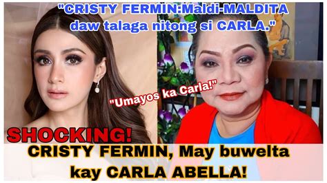 Shocking Kamalditahan Diumano Ni Carla Abellana Ibinunyag Ni Cristy