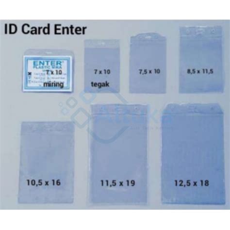 Jual Pcs Mika Id Card Plastik Mika Id Card Id Card Mika Name