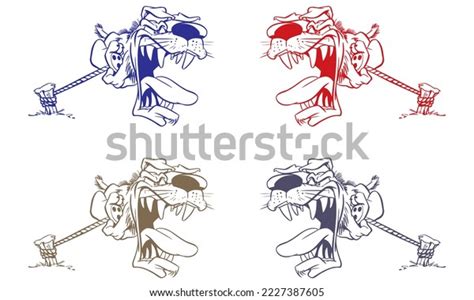 Mad Dog Cartoon Character Vector Illustration Stock Vector (Royalty Free) 2227387605 | Shutterstock